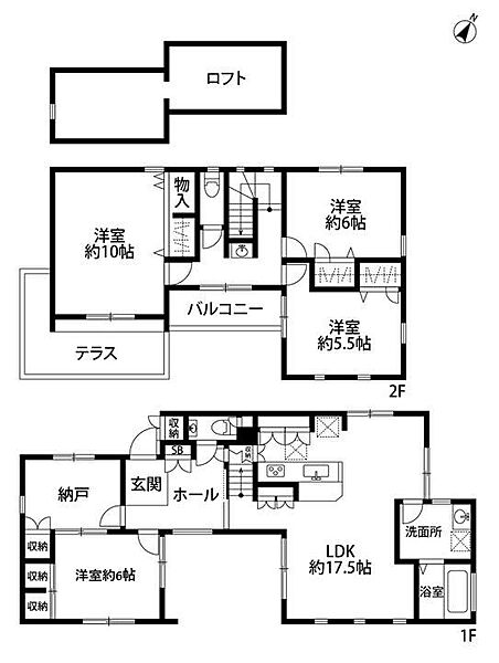 間取りを拡大表示