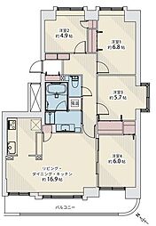 間取図画像 4LDK