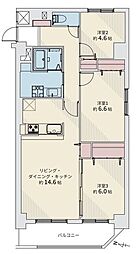間取図画像 3LDK