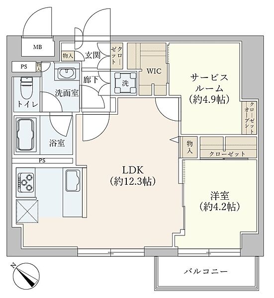 間取りを拡大表示