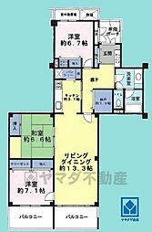 間取図画像 3LDK