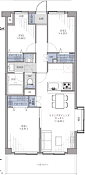 間取図画像 3LDK