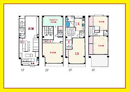 北区西ヶ原1 4LDKの間取り