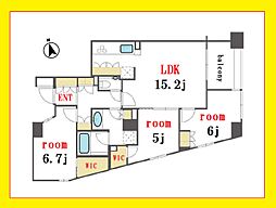 ヴェーゼント久が原リフォーム物件・角住戸・即ご案内可 2SLDKの間取り