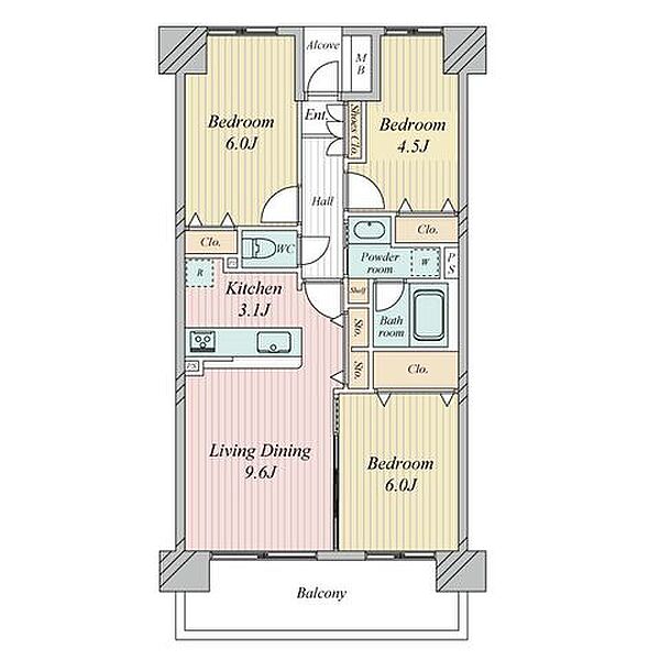 間取りを拡大表示
