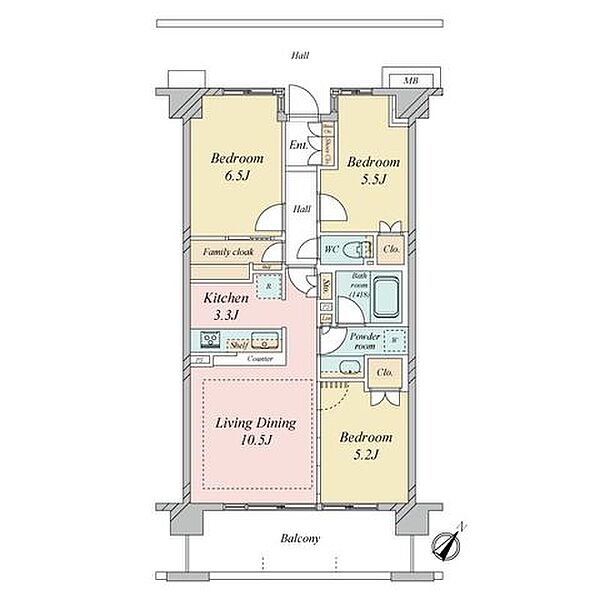 間取りを拡大表示