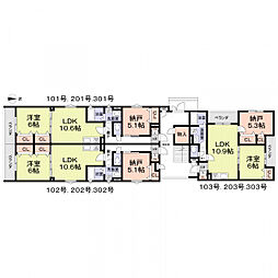 間取図画像 1SLDK