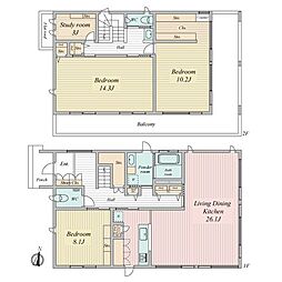 いわき市郷ケ丘2丁目 住友林業施工中古戸建