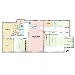 JR上越線 群馬総社駅 3.7km 5SLDKの間取り