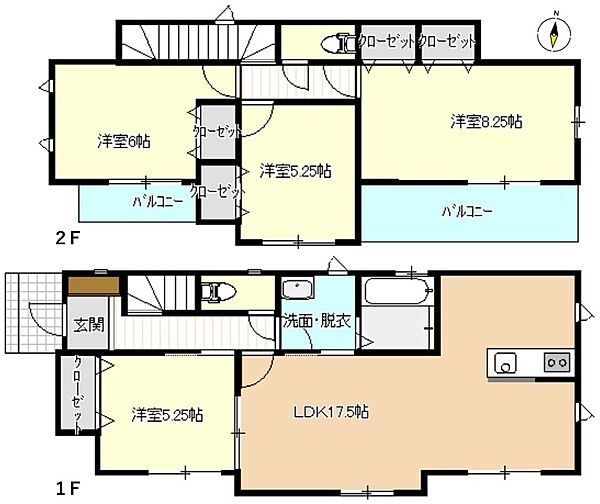間取りを拡大表示