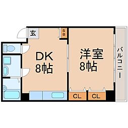 ハイムプロミネンス光邦 1DKの間取図画像