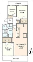 間取図画像 3LDK