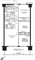 間取図画像 2SLDK