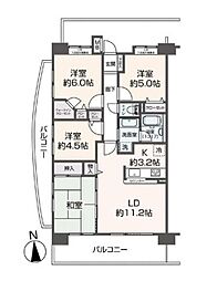 レーベンハイム戸田公園アクアシティ 4LDKの間取図画像