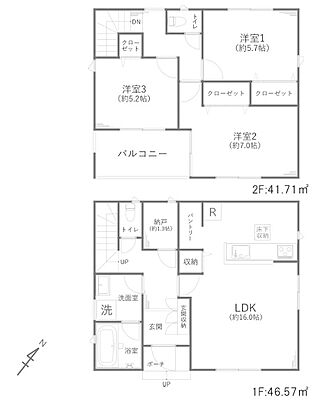 間取り さいたま市緑区三室