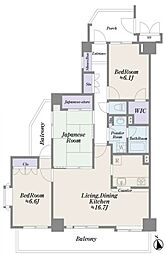 藤和シティコープ大宮宮原 3LDKの間取図画像