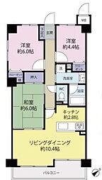 ウィンベルコーラス南与野 3LDKの間取図画像