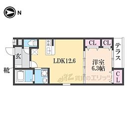 間取図画像 1LDK