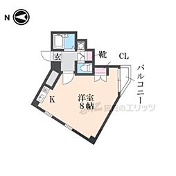 サニーコート 1LDKの間取図画像
