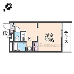 レオパレスSuccess 1Kの間取図画像