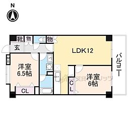 ひよどり 2LDKの間取図画像