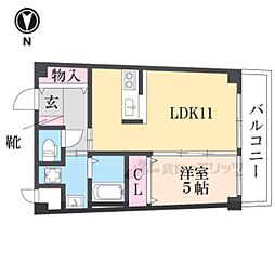 ANARC 1LDKの間取図画像