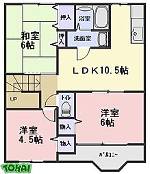ローレンセC 3LDKの間取図画像