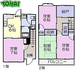 水谷ハイツ 4SDKの間取図画像