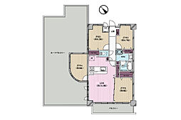 マイキャッスル湘南辻堂 3LDKの間取図画像