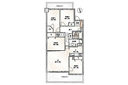 レクセルガーデン茅ヶ崎 4LDKの間取図画像