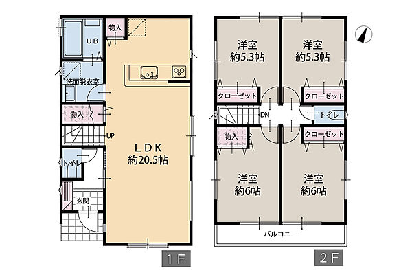 間取りを拡大表示