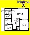 Encore南郷13(アンコール南郷13) 仮)南郷通15丁目北MS1階5.3万円