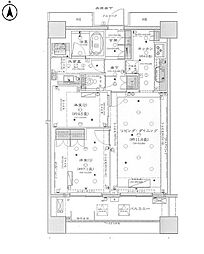 テラス渋谷美竹 2LDKの間取図画像