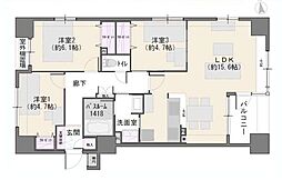 間取図画像 3LDK