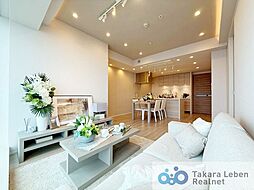 白金ザ・スカイＥ棟 3818 2LDKのリビング/ダイニング