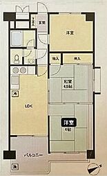 トキワパレス 3LDKの間取図画像