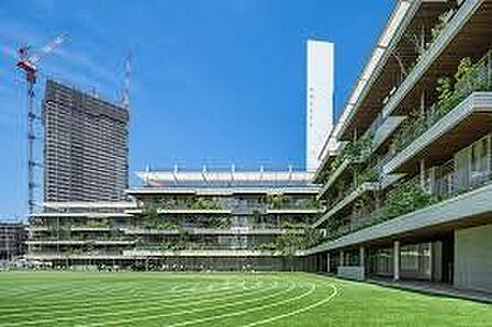 中央区立晴海西中学校 徒歩8分。 550m