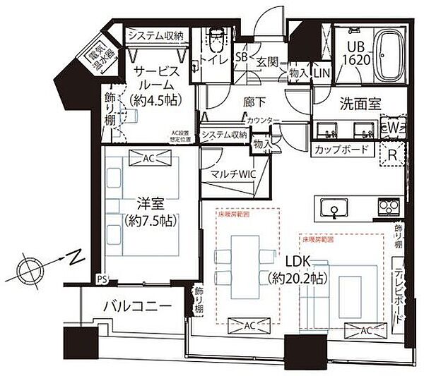 間取りを拡大表示