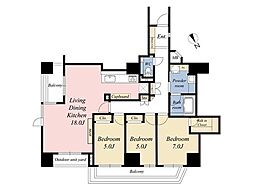間取図画像 3LDK