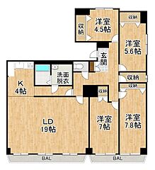 物件の間取り