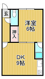 間取図画像 1DK