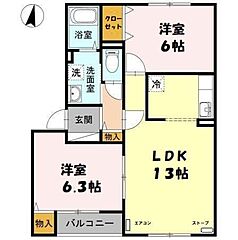 物件の間取り