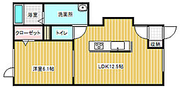 間取図画像 1LDK