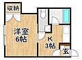 キートス西4条2階3.3万円