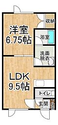 間取図画像 1LDK
