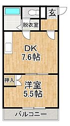間取図画像 1DK