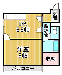 間取図画像 1DK