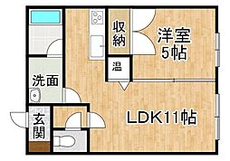 間取図画像 1LDK