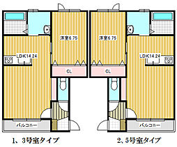 スピカ1 1LDKの間取図画像