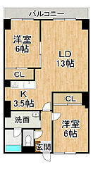 物件の間取り